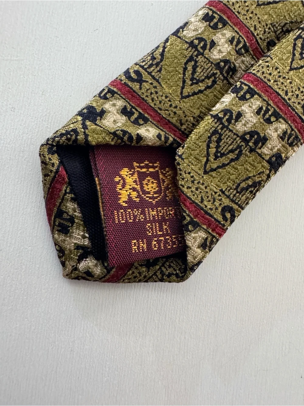 Vintage 90s Britches of Georgetowne Silk Tie